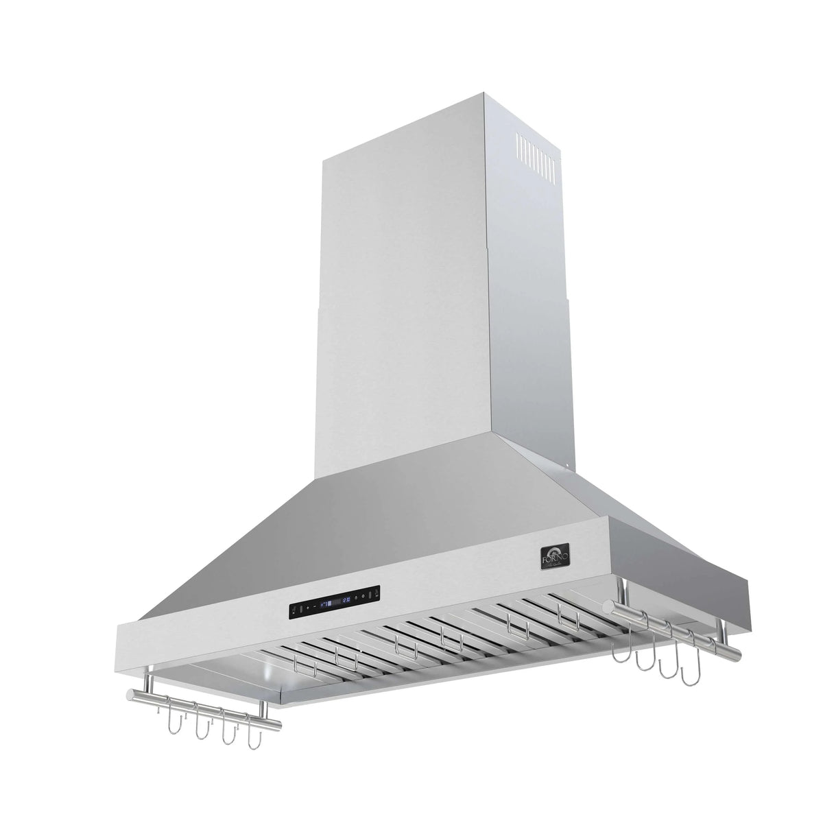 Forno Venezia 48-Inch Wall-Mount Range Hood, Touch Controls, Baffle Filters, Stainless Steel (FRHWM5503-48)