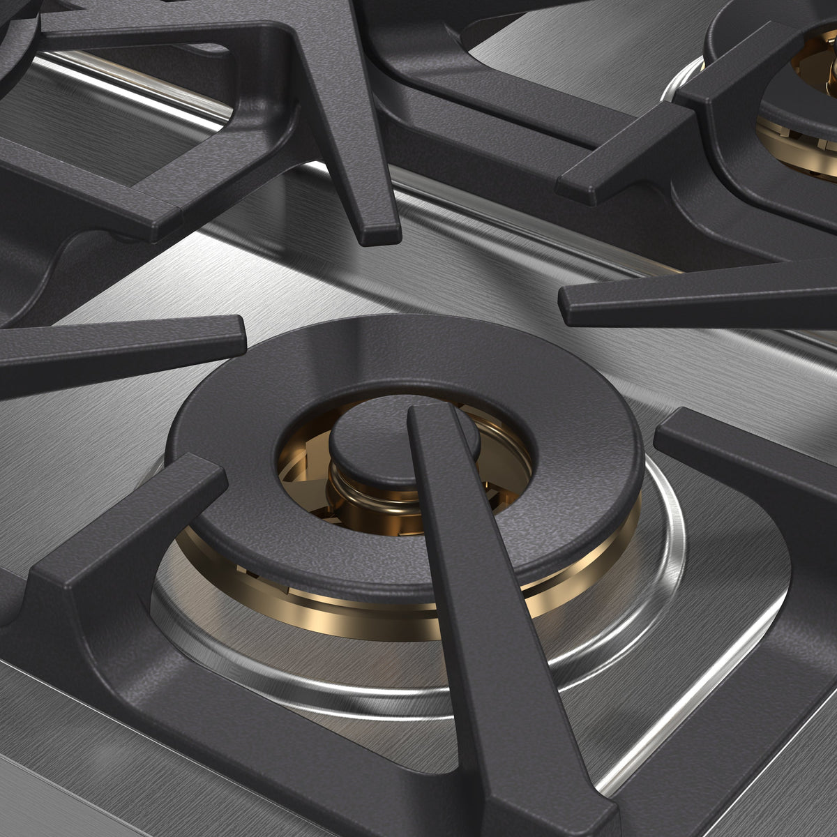 Forno Spezia 36-inch gas rangetop FCTGS5751-36 - closeup