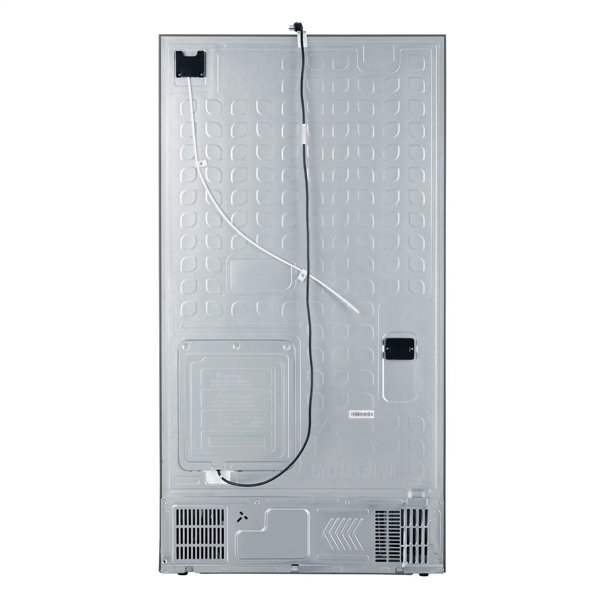 Forno Aosta 36-Inch Freestanding French Door Refrigerator, 22.4 Cu. Ft., External Water Dispenser, Freezer Ice Maker, Stainless Steel (FFFFD1866-36SB)