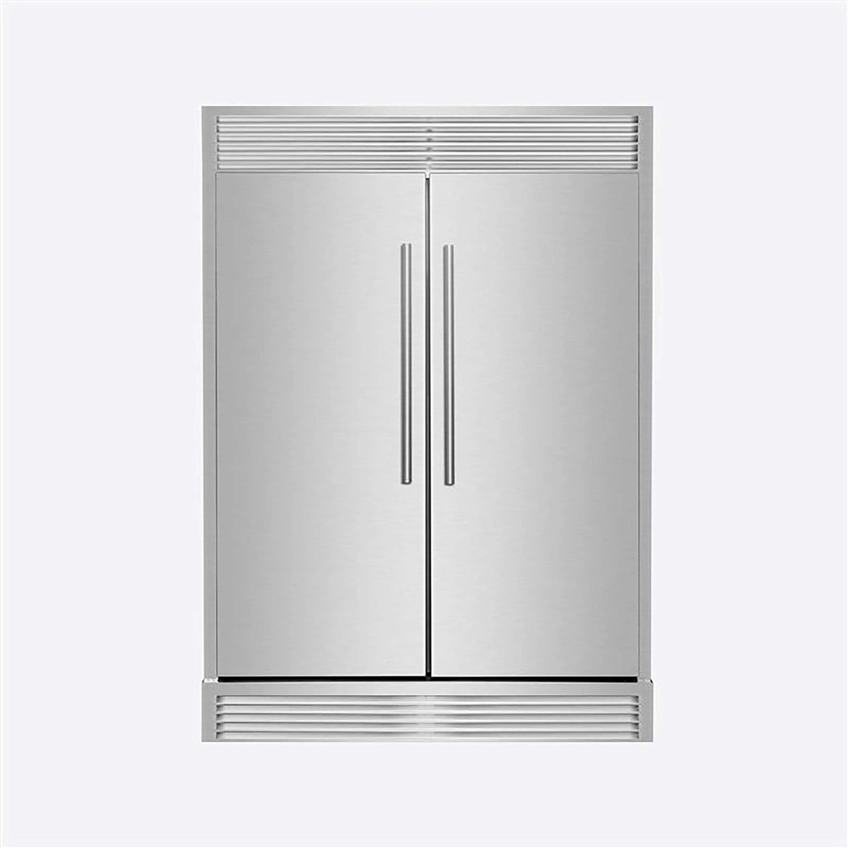 Forno Maderno 60-Inch 27.2 Cu. Ft. Built-In Convertible Refrigerator and Freezer in Stainless Steel with Modern Grille Trim (FFFFD1722-60SG)