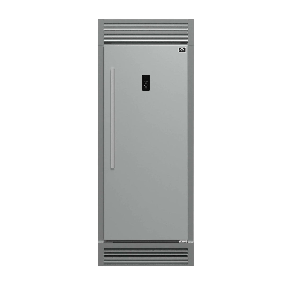 Forno Fortezza 32-Inch Right-Swing Convertible Refrigerator/Freezer with Trim Grille in Stainless Steel, Total No Frost (FFFFD1738-32RSG)