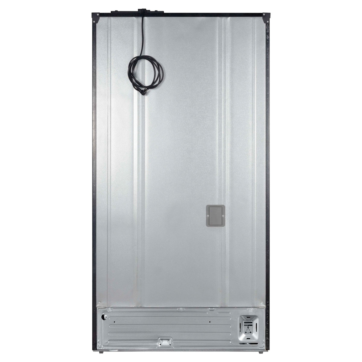 Forno Rivello 36-Inch French Door Refrigerator, 27.4 Cu. Ft., Internal Water Dispenser, Black with Antique Brass Handles (FFFFD1783-36BLK)