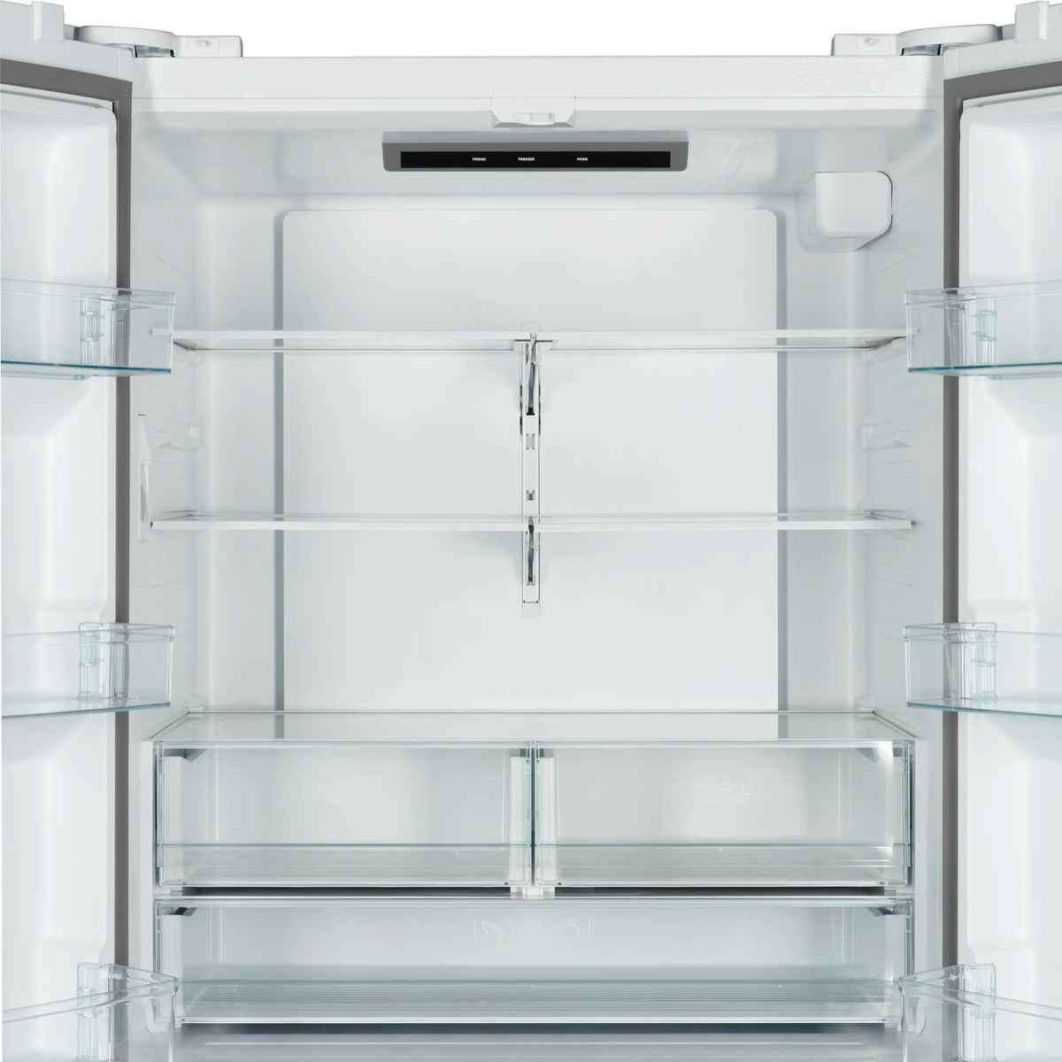 Forno Rivello 36-Inch French Door Refrigerator, 27.4 Cu. Ft., Internal Water Dispenser, White with Stainless Steel Handles (FFFFD1783-36WHT)