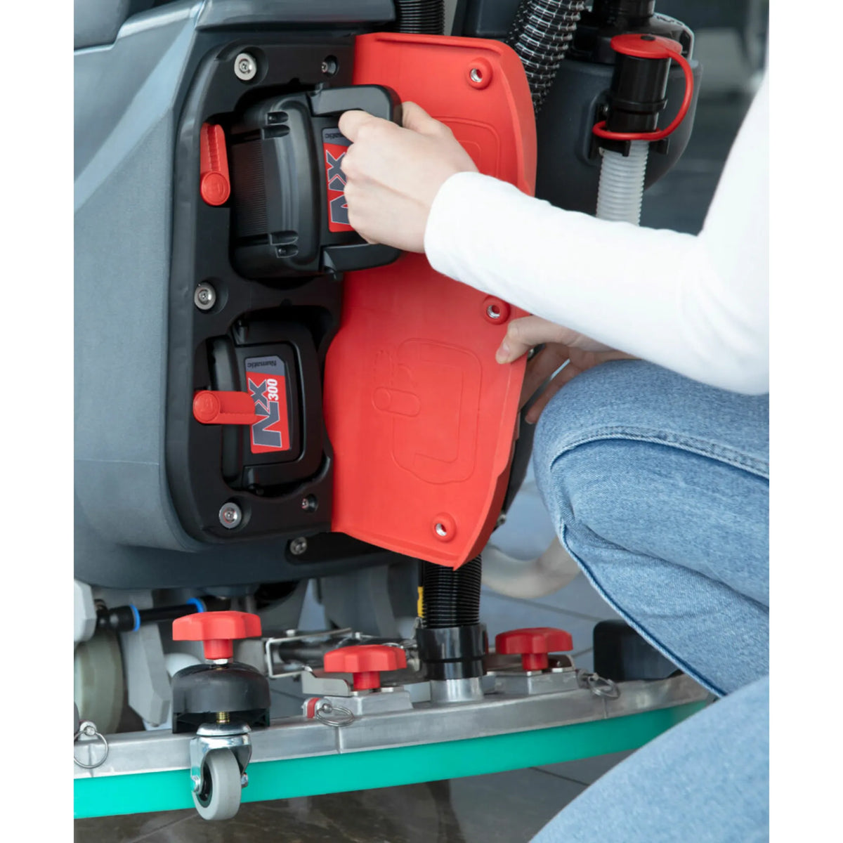 NaceCare TGB 817NX Compact Floor Scrubber K-915880-C - NX300 batteries