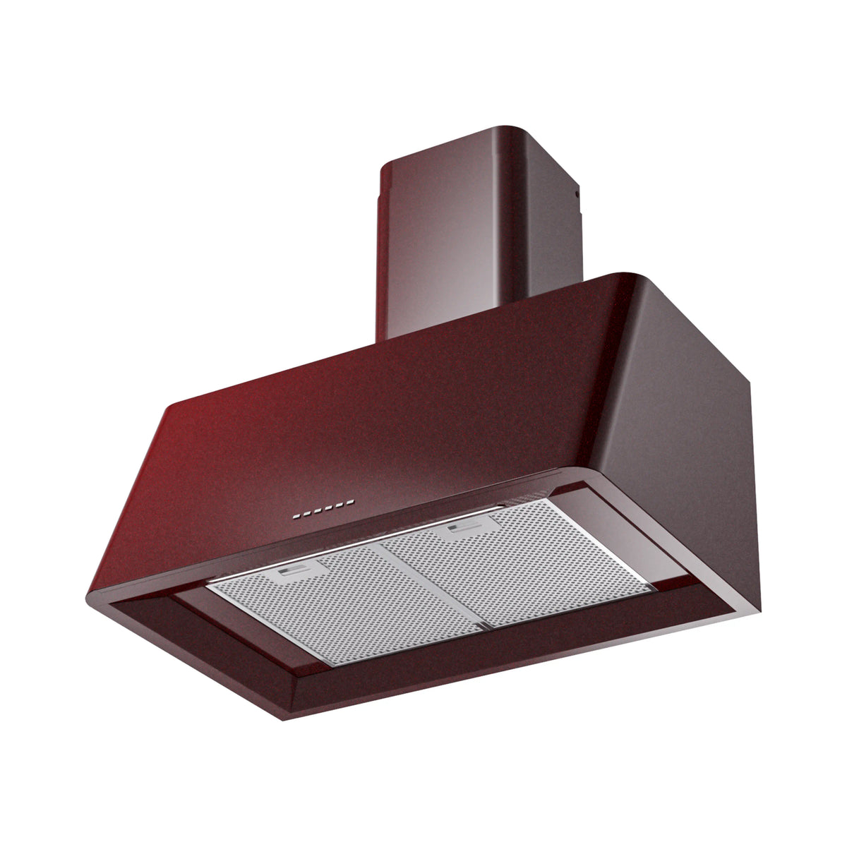 ILVE Nostalgie II 30-Inch Wall-Mount Range Hood, 600 CFM, Burgundy (UAG30BU)