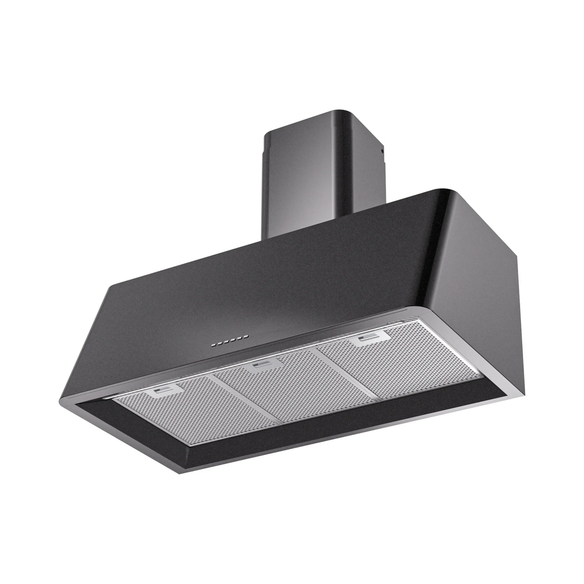 ILVE Nostalgie II 36-Inch Wall-Mount Range Hood, 600 CFM, Glossy Black (UAG36BK)