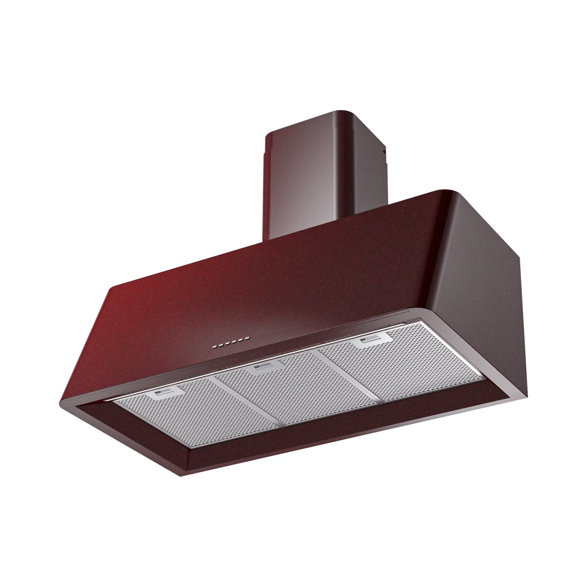 ILVE Nostalgie II 36-Inch Wall-Mount Range Hood, 600 CFM, Burgundy (UAG36BU)