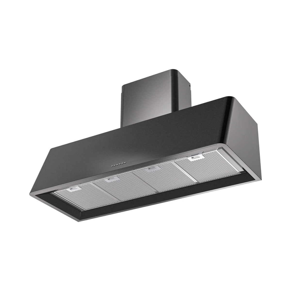 ILVE Nostalgie II 48-Inch Wall-Mount Range Hood, 850 CFM, Glossy Black (UAG48BK)