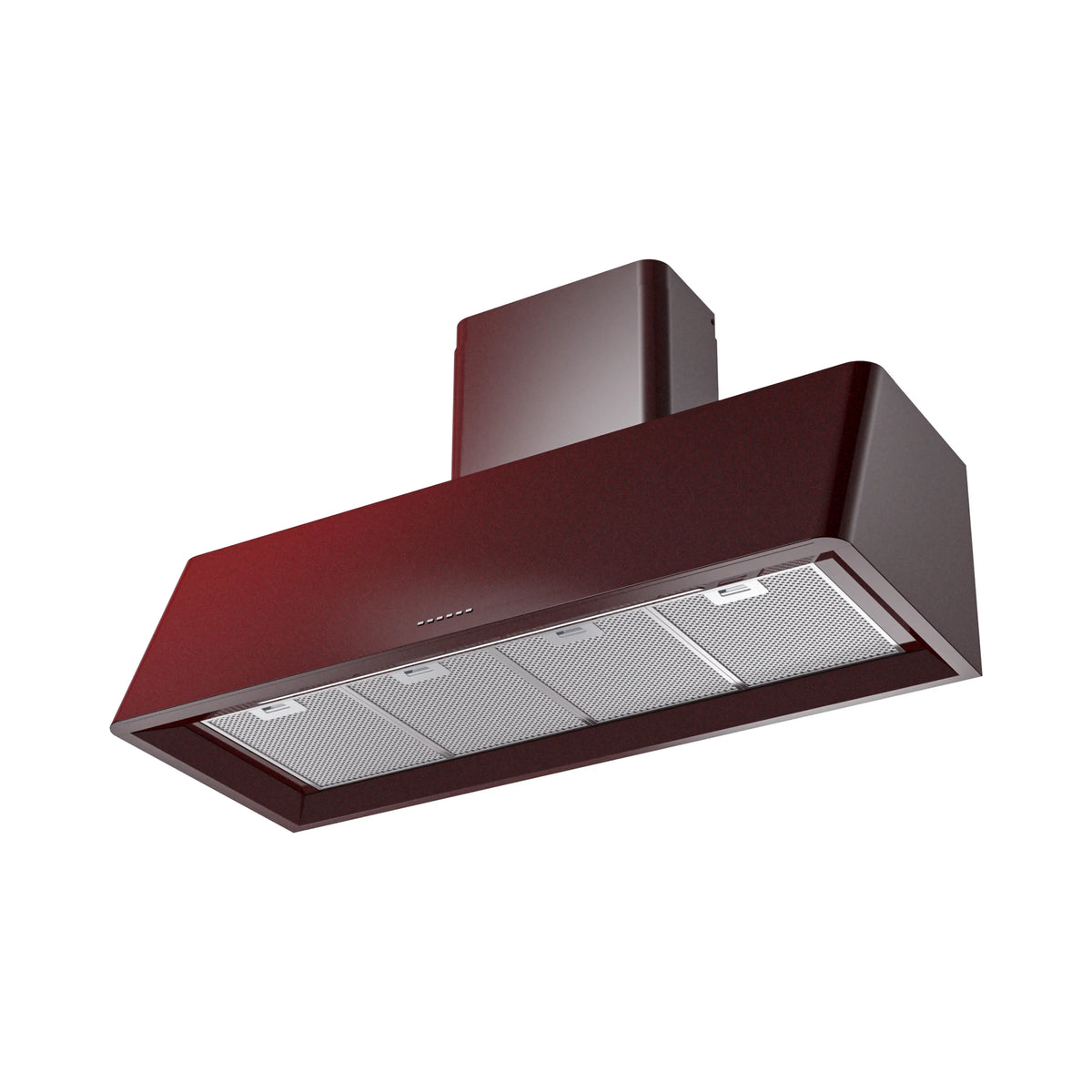 ILVE Nostalgie II 48-Inch Wall-Mount Range Hood, 850 CFM, Burgundy (UAG48BU)