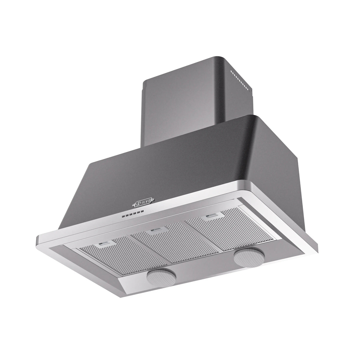 ILVE Majestic 36-Inch Wall-Mount Range Hood, 600 CFM, Graphite Matte (UAM90MG)