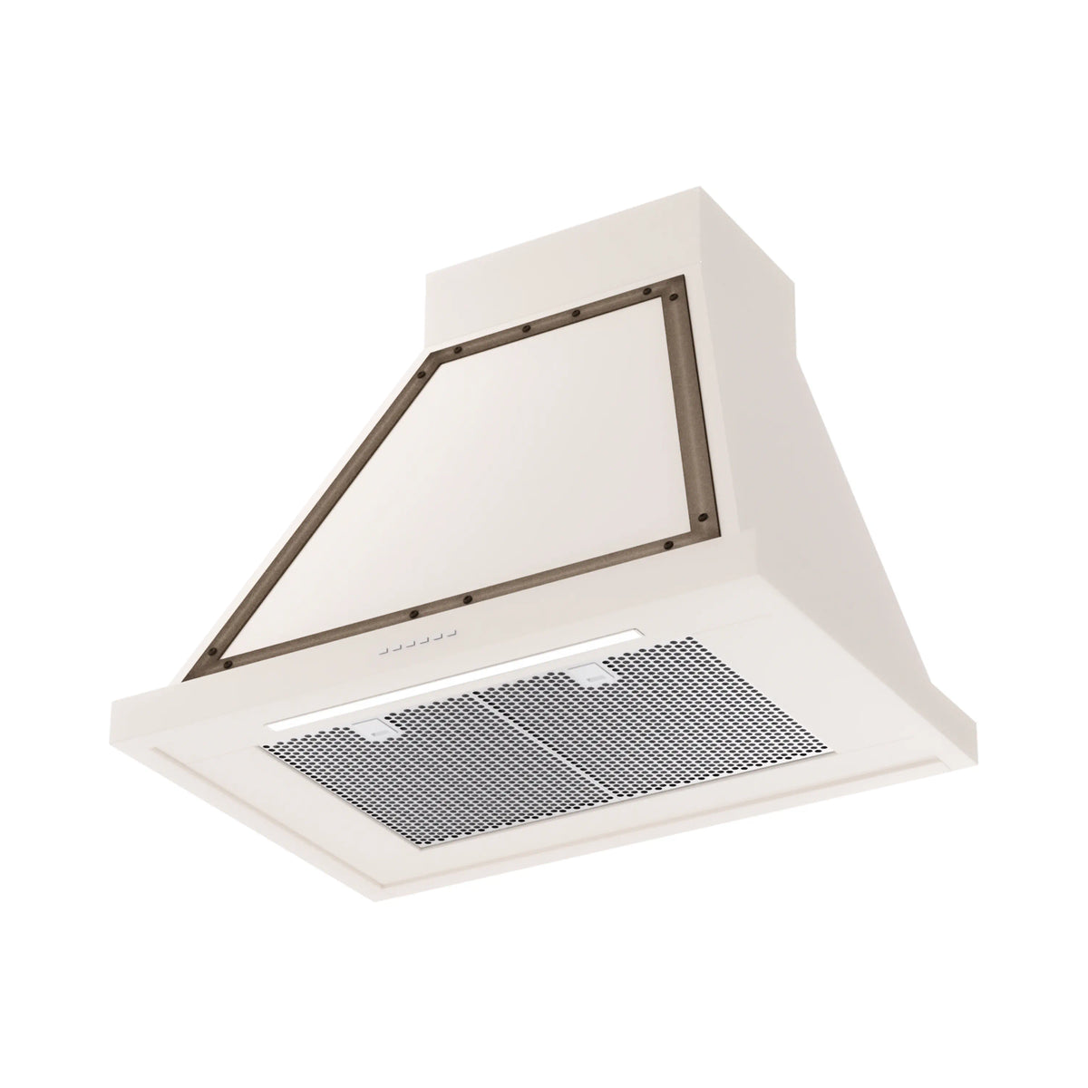 ILVE Nostalgie II 30-Inch Wall-Mount Range Hood, 600 CFM, Antique White with Bronze Trim (UANB30AWB)