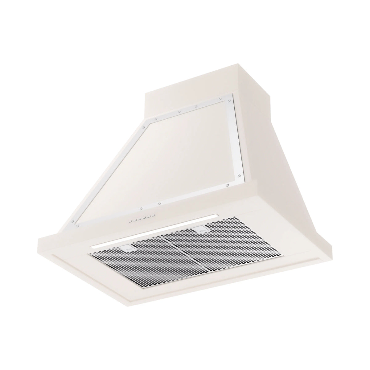 ILVE Nostalgie II 30-Inch Wall-Mount Range Hood, 600 CFM, Antique White with Chrome Trim (UANB30AWC)