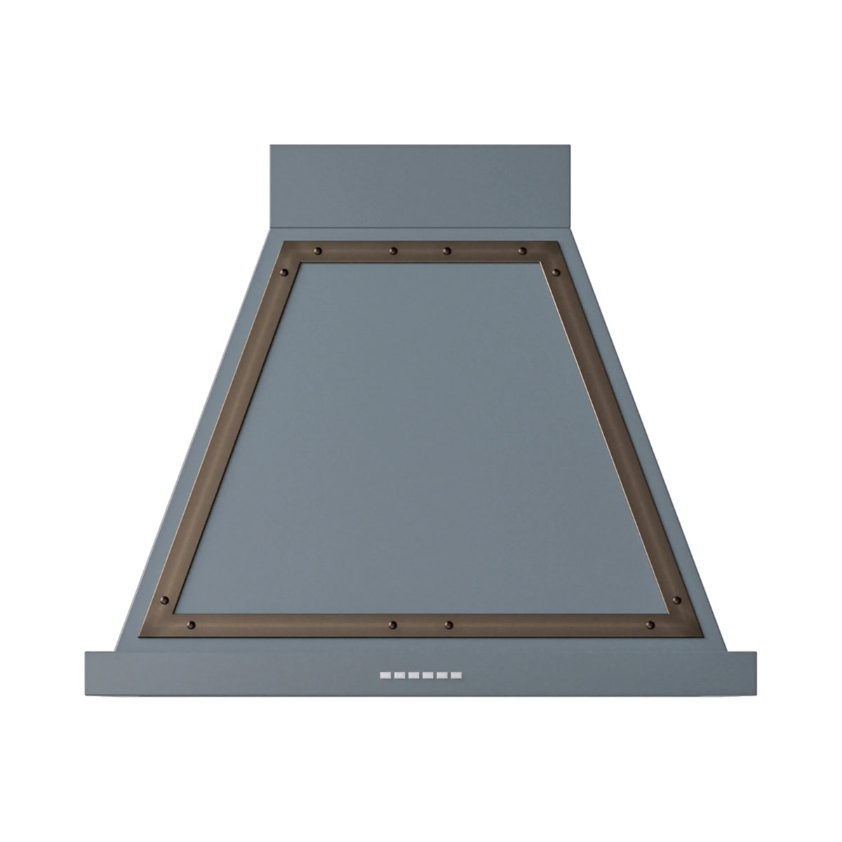 ILVE Nostalgie II 30-Inch Wall-Mount Range Hood, 600 CFM, Blue Grey with Bronze Trim (UANB30BGB)