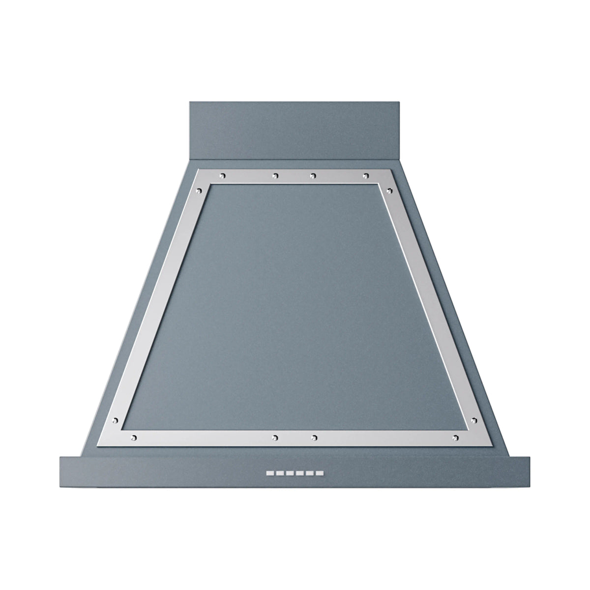 ILVE Nostalgie II 30-Inch Wall-Mount Range Hood, 600 CFM, Blue Grey with Chrome Trim (UANB30BGC)