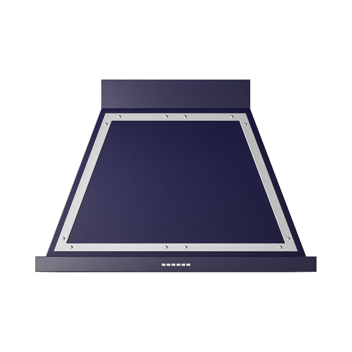 ILVE Nostalgie II 36-Inch Wall-Mount Range Hood, 600 CFM, Midnight Blue with Chrome Trim (UANB36MBC)