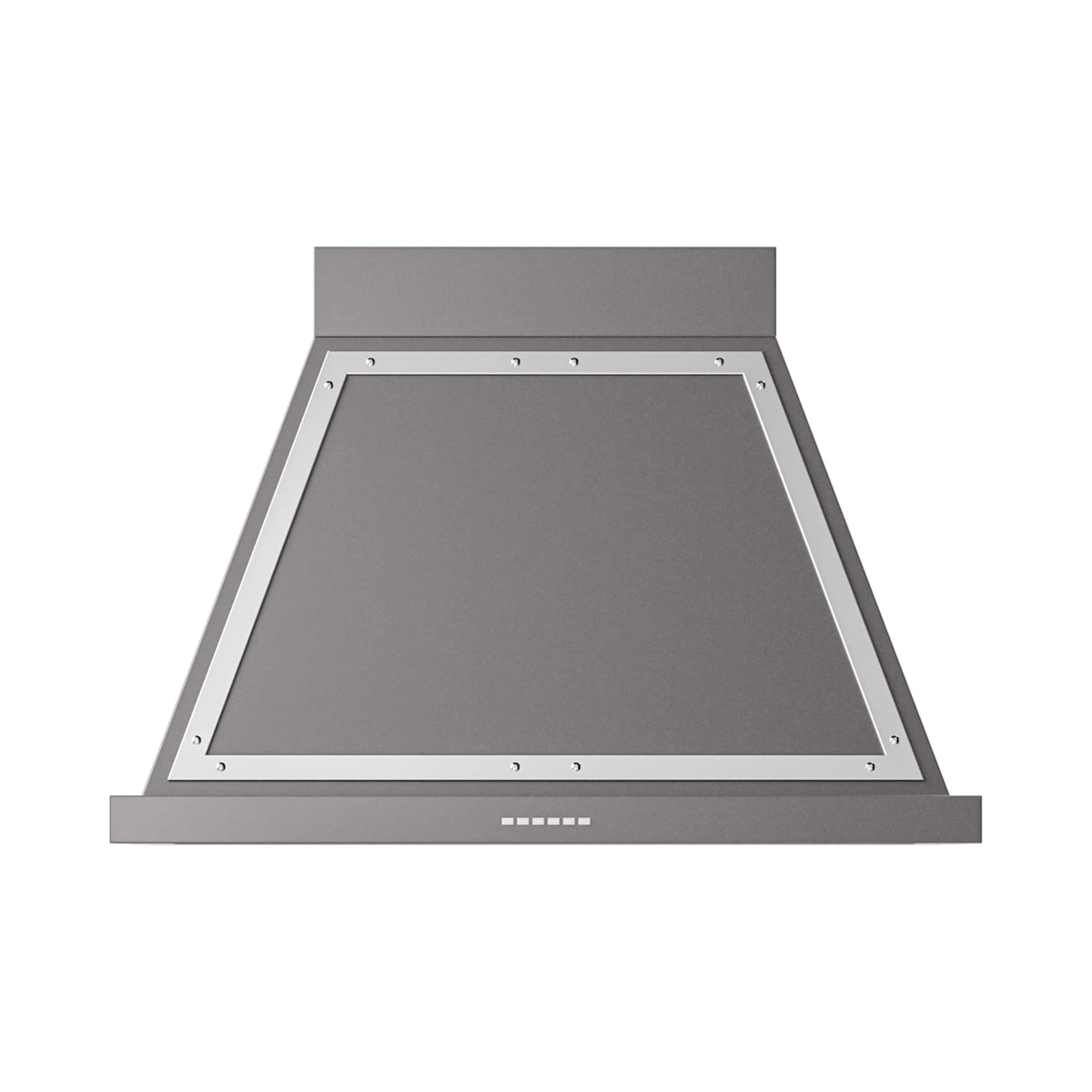 ILVE Nostalgie II 36-Inch Wall-Mount Range Hood, 600 CFM, Graphite Matte with Chrome Trim (UANB36MGC)