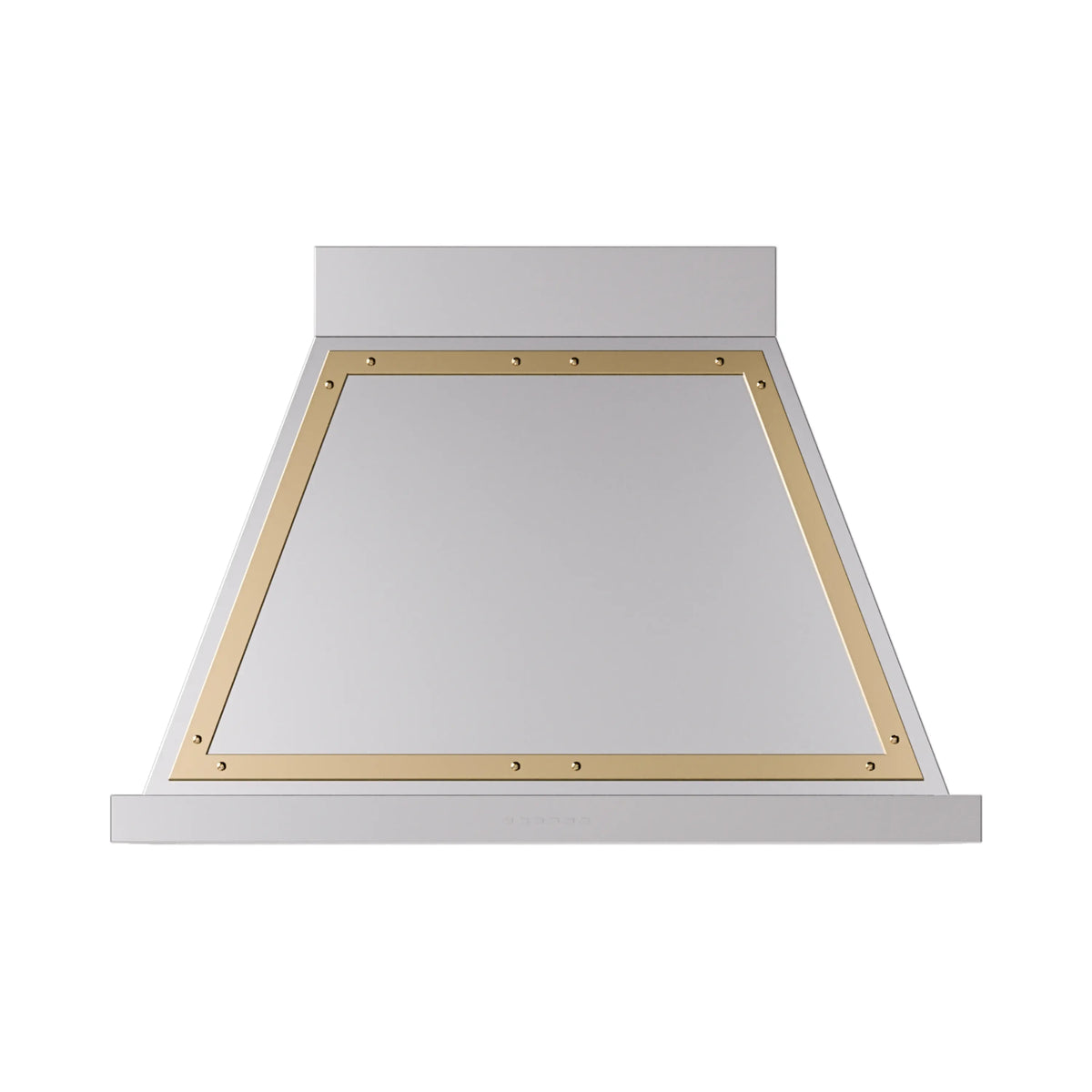 ILVE Nostalgie II 36-Inch Wall-Mount Range Hood, 600 CFM, Stainless Steel with Brass Trim (UANB36SSG)