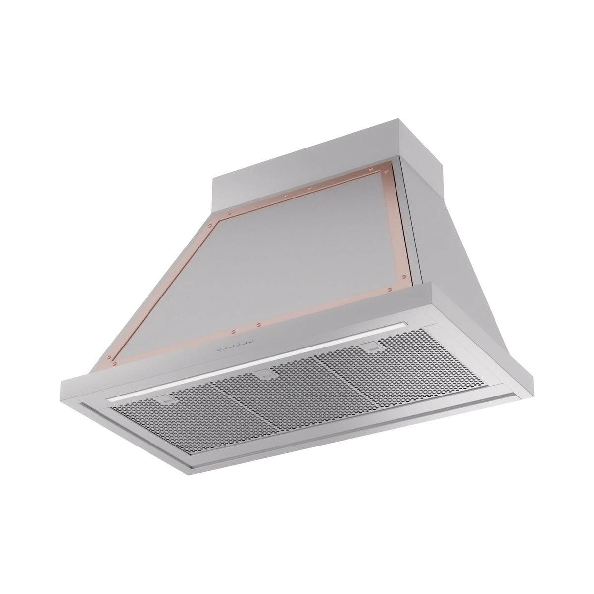 ILVE Nostalgie II 36-Inch Wall-Mount Range Hood, 600 CFM, Stainless Steel with Copper Trim (UANB36SSP)
