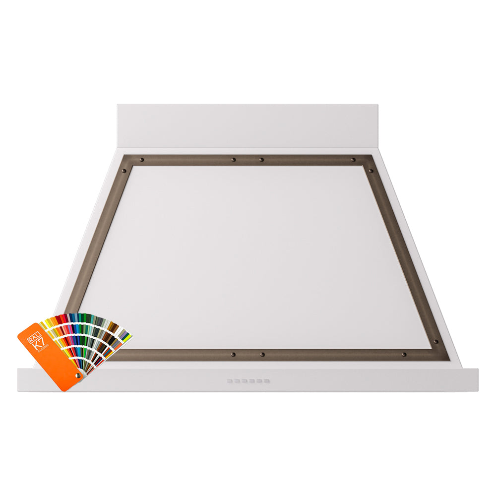 ILVE Nostalgie II 40-Inch Wall-Mount Range Hood, 600 CFM, RAL with Burnished Bronze Trim (UANB40RAB)