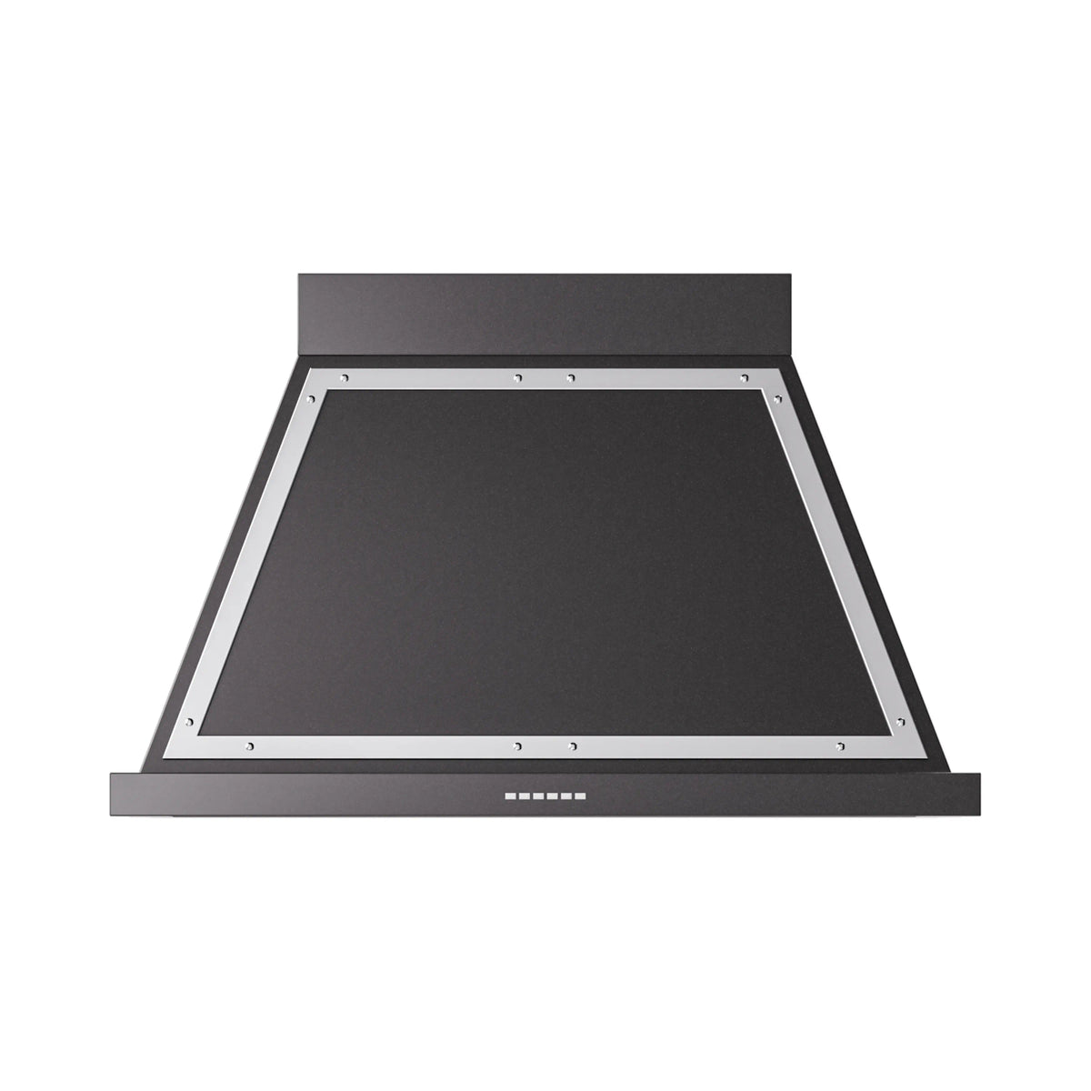 ILVE Nostalgie II 40-Inch Wall-Mount Range Hood, 600 CFM, Glossy Black with Chrome Trim (UANB40BKC)