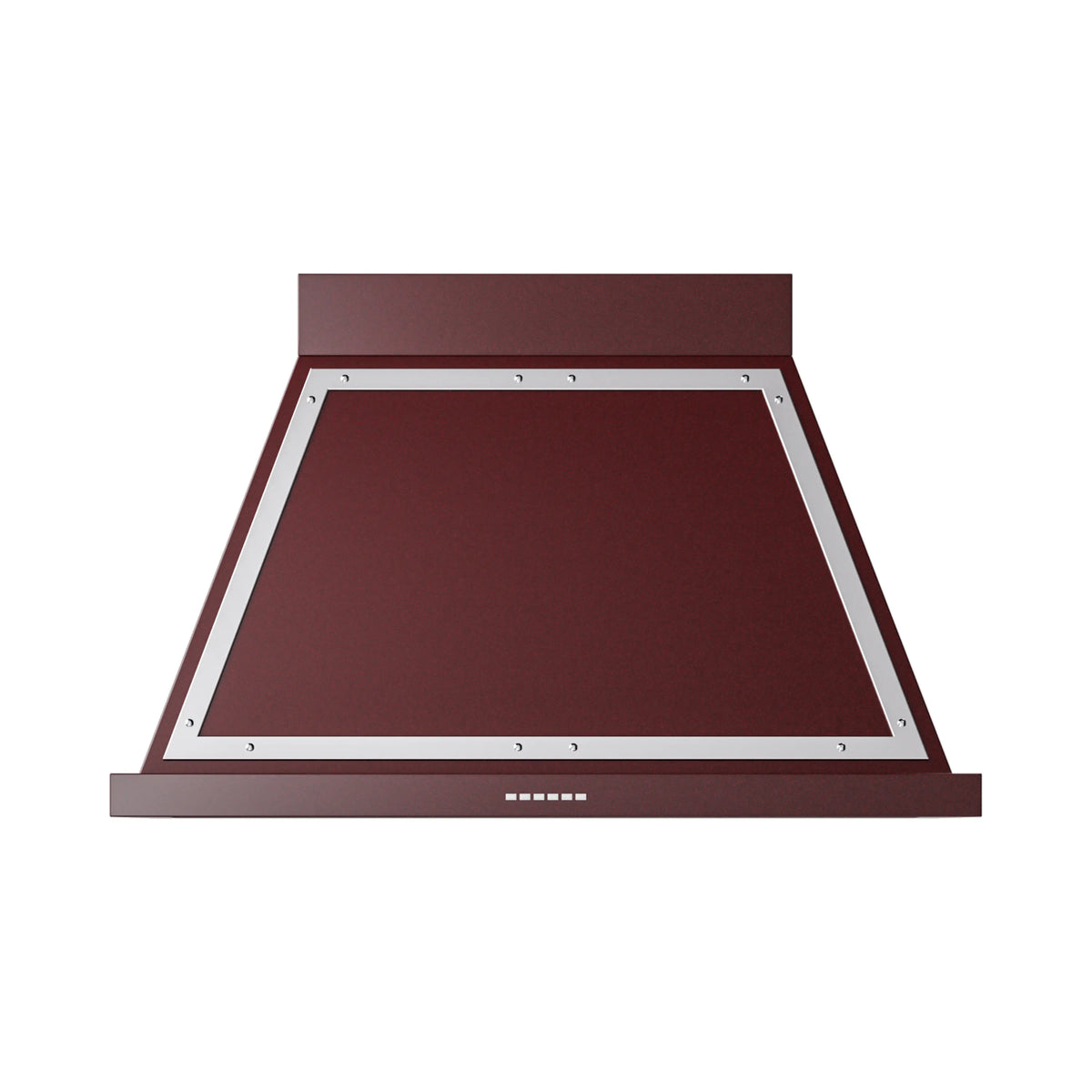 ILVE Nostalgie II 40-Inch Wall-Mount Range Hood, 600 CFM, Burgundy with Chrome Trim (UANB40BUC)