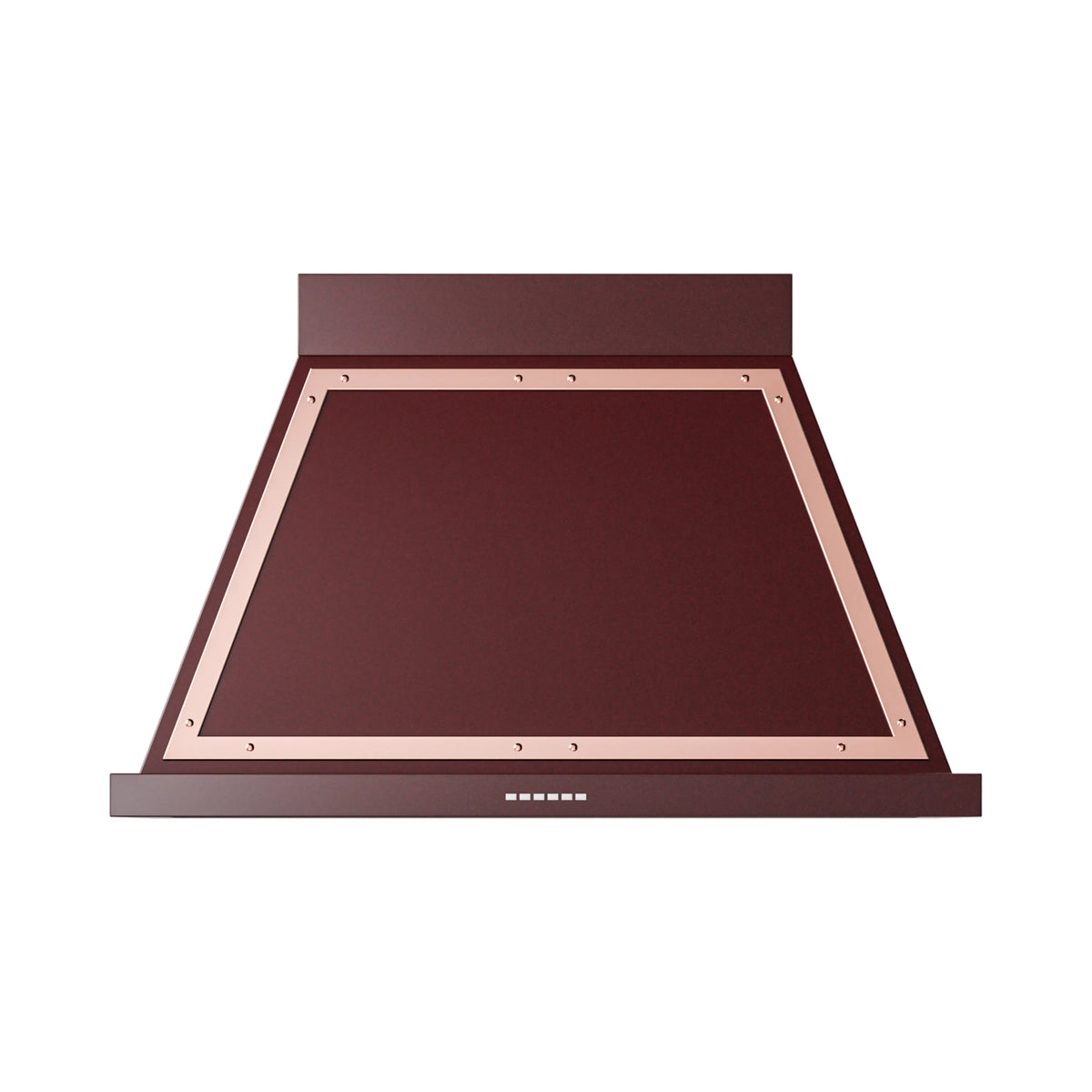 ILVE Nostalgie II 40-Inch Wall-Mount Range Hood, 600 CFM, Burgundy with Copper Trim (UANB40BUP)