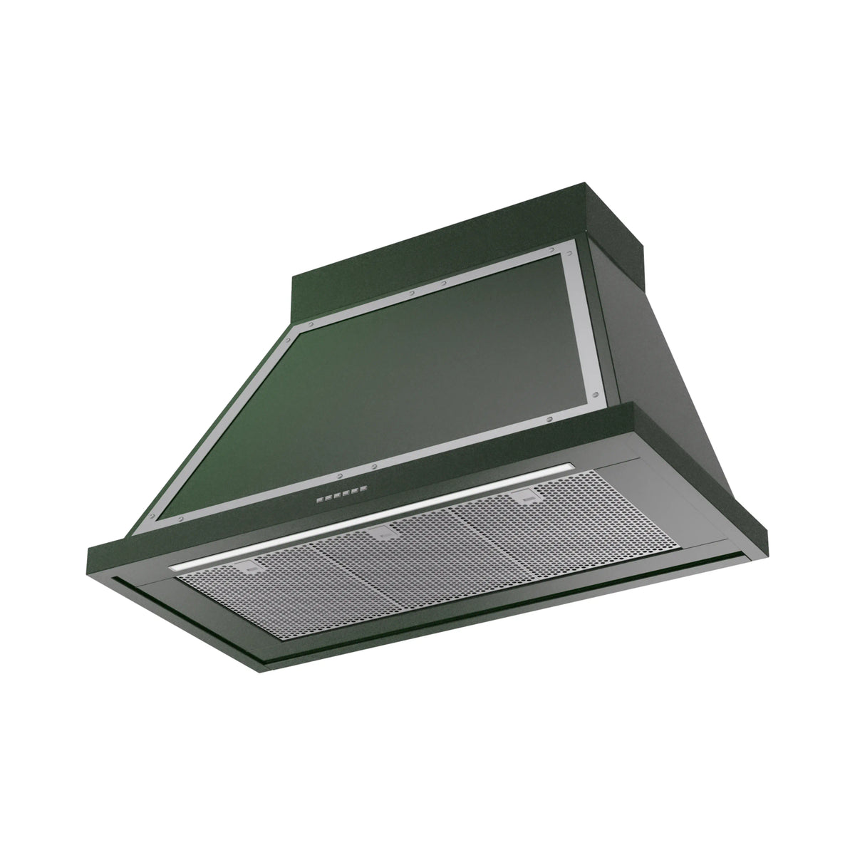 ILVE Nostalgie II 40-Inch Wall-Mount Range Hood, 600 CFM, Emerald Green with Chrome Trim (UANB40EGC)