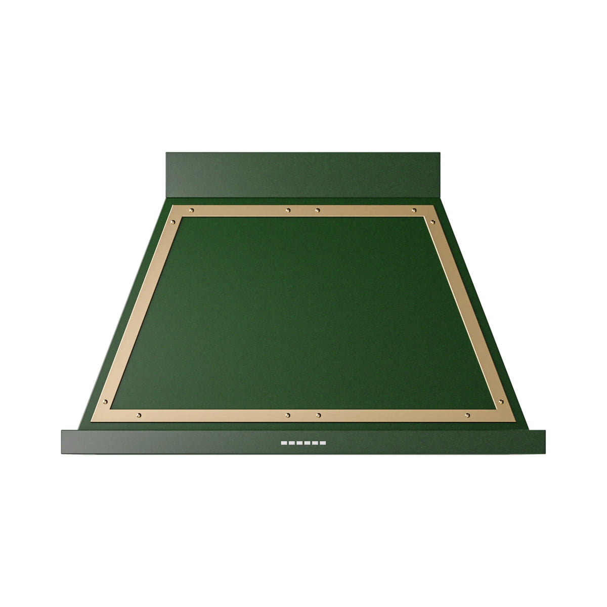 ILVE Nostalgie II 40-Inch Wall-Mount Range Hood, 600 CFM, Emerald Green with Brass Trim (UANB40EGG)