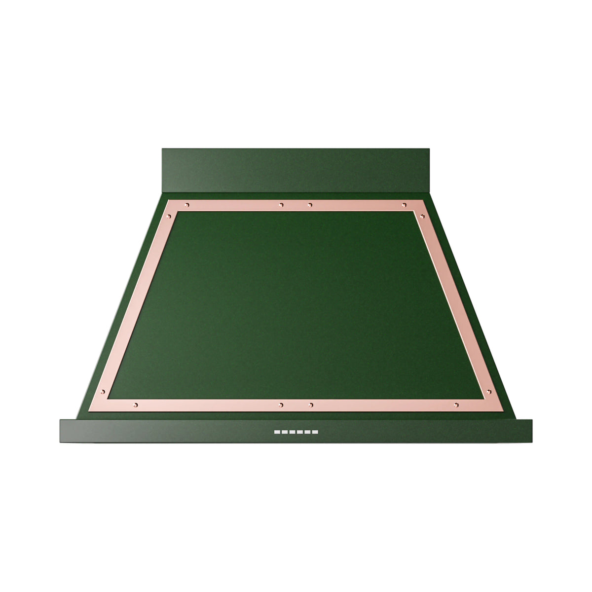 ILVE Nostalgie II 40-Inch Wall-Mount Range Hood, 600 CFM, Emerald Green with Copper Trim (UANB40EGP)