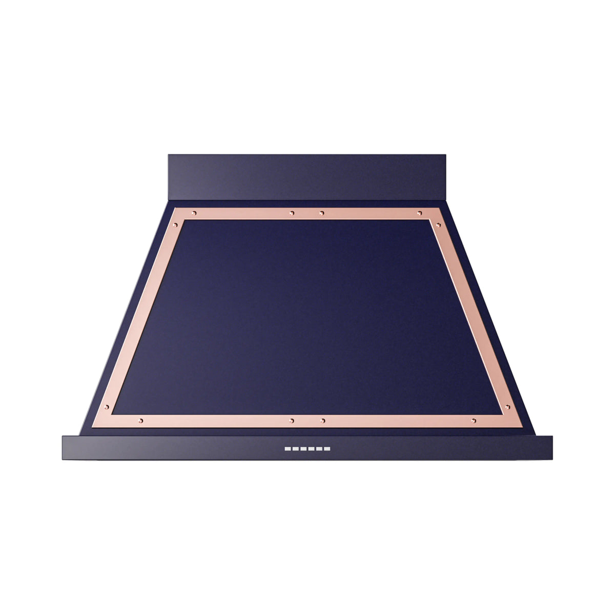 ILVE Nostalgie II 40-Inch Wall-Mount Range Hood, 600 CFM, Midnight Blue with Copper Trim (UANB40MBP)
