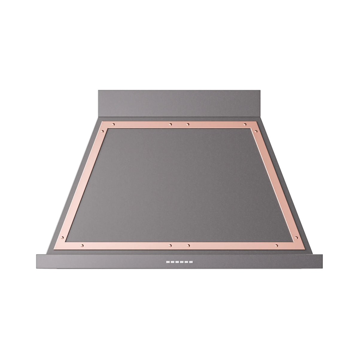 ILVE Nostalgie II 40-Inch Wall-Mount Range Hood, 600 CFM, Graphite Matte with Copper Trim (UANB40MGP)