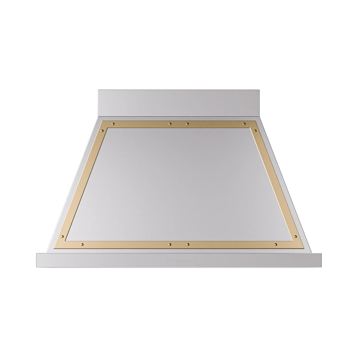 ILVE Nostalgie II 40-Inch Wall-Mount Range Hood, 600 CFM, Stainless Steel with Brass Trim (UANB40SSG)