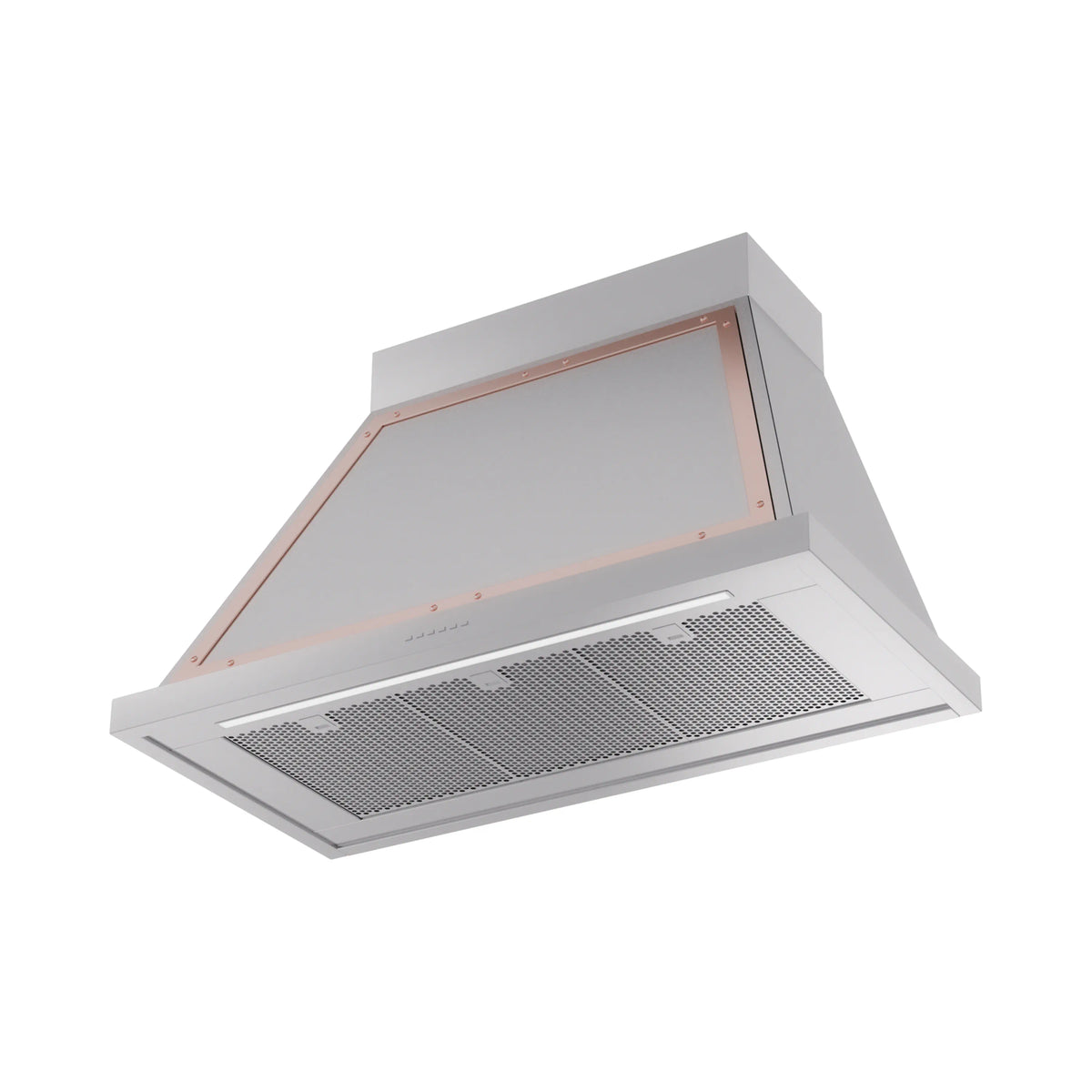 ILVE Nostalgie II 40-Inch Wall-Mount Range Hood, 600 CFM, Stainless Steel with Copper Trim (UANB40SSP)