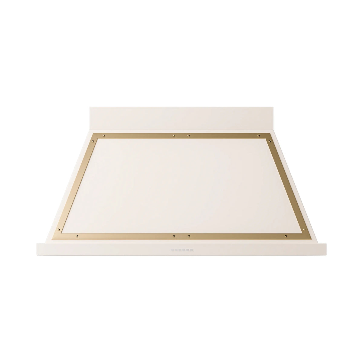 ILVE Nostalgie II 48-Inch Wall-Mount Range Hood, 600 CFM, Antique White with Brass Trim (UANB48AWG)