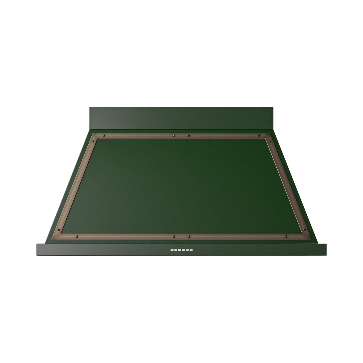 ILVE Nostalgie II 48-Inch Wall-Mount Range Hood, 600 CFM, Emerald Green with Burnished Bronze Trim (UANB48EGB)