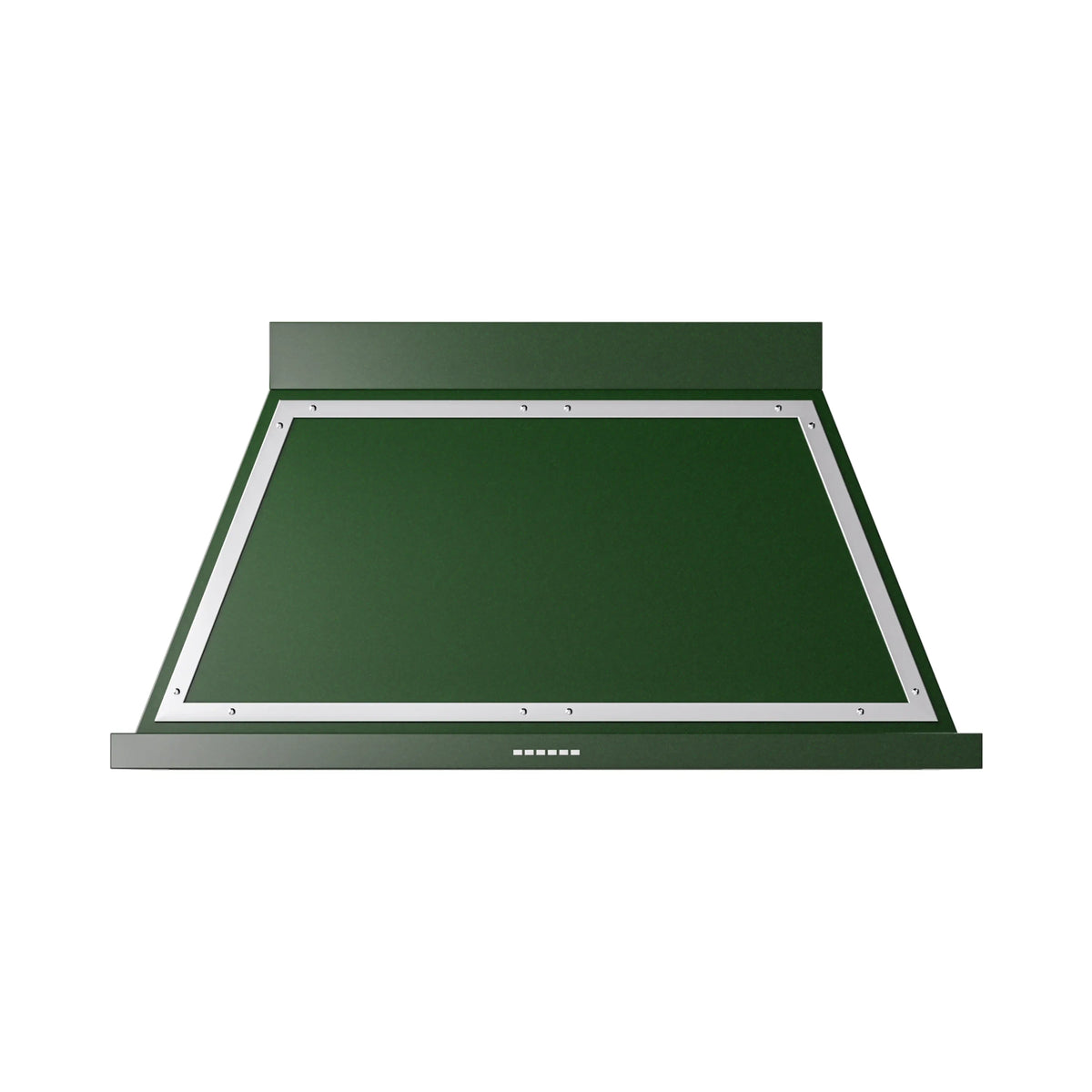 ILVE Nostalgie II 48-Inch Wall-Mount Range Hood, 600 CFM, Emerald Green with Chrome Trim (UANB48EGC)