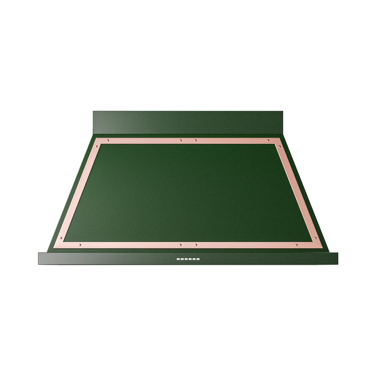 ILVE Nostalgie II 48-Inch Wall-Mount Range Hood, 600 CFM, Emerald Green with Copper Trim (UANB48EGP)