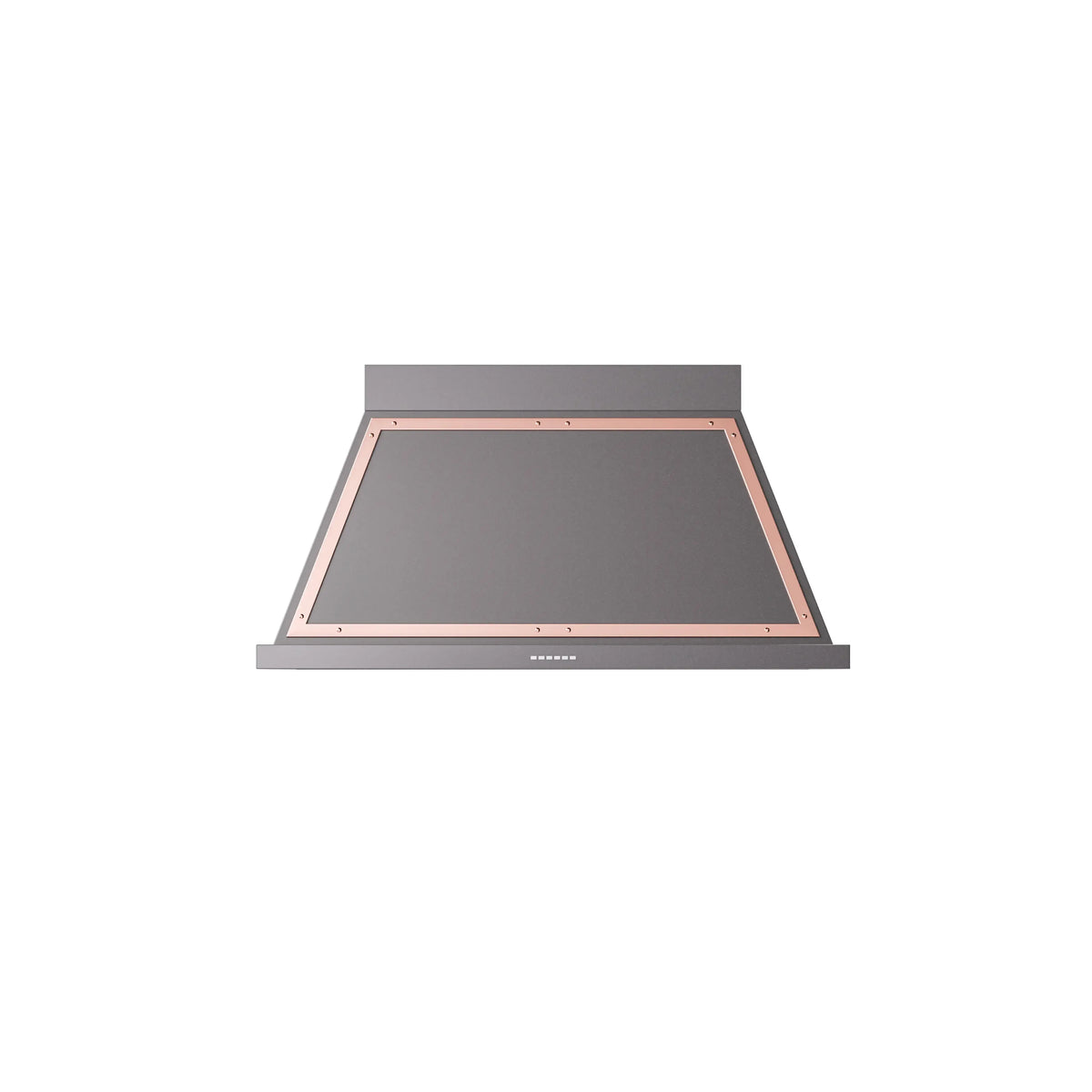 ILVE Nostalgie II 48-Inch Wall-Mount Range Hood, 600 CFM, Graphite Matte with Copper Trim (UANB48MGP)