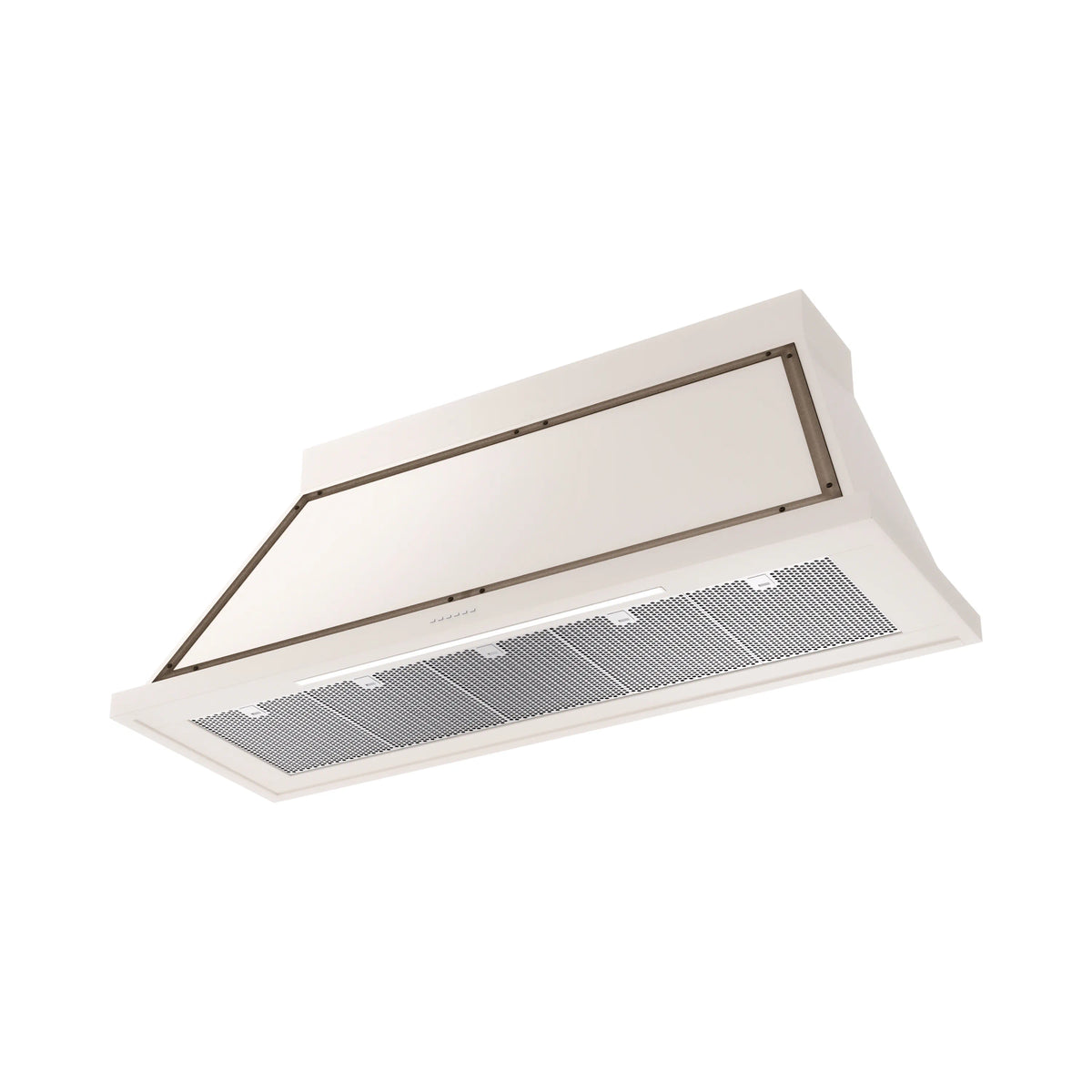 ILVE Nostalgie II 60-Inch Wall-Mount Range Hood, 600 CFM, Antique White with Burnished Bronze Trim (UANB60AWB)