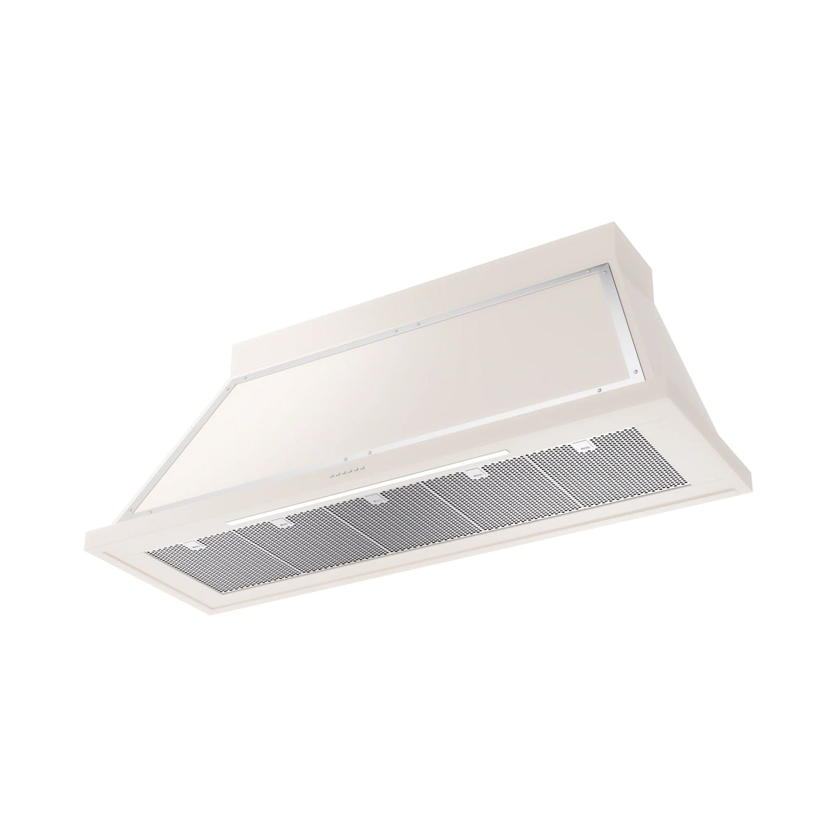 ILVE Nostalgie II 60-Inch Wall-Mount Range Hood, 600 CFM, Antique White with Chrome Trim (UANB60AWC)