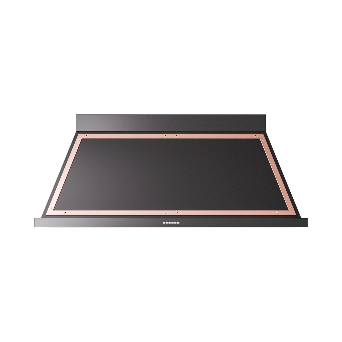 ILVE Nostalgie II 60-Inch Wall-Mount Range Hood, 600 CFM, Glossy Black with Copper Trim (UANB60BKP)