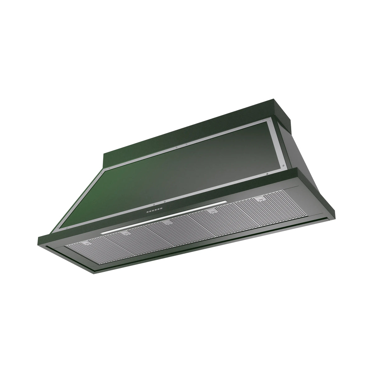 ILVE Nostalgie II 60-Inch Wall-Mount Range Hood, 600 CFM, Emerald Green with Chrome Trim (UANB60EGC)