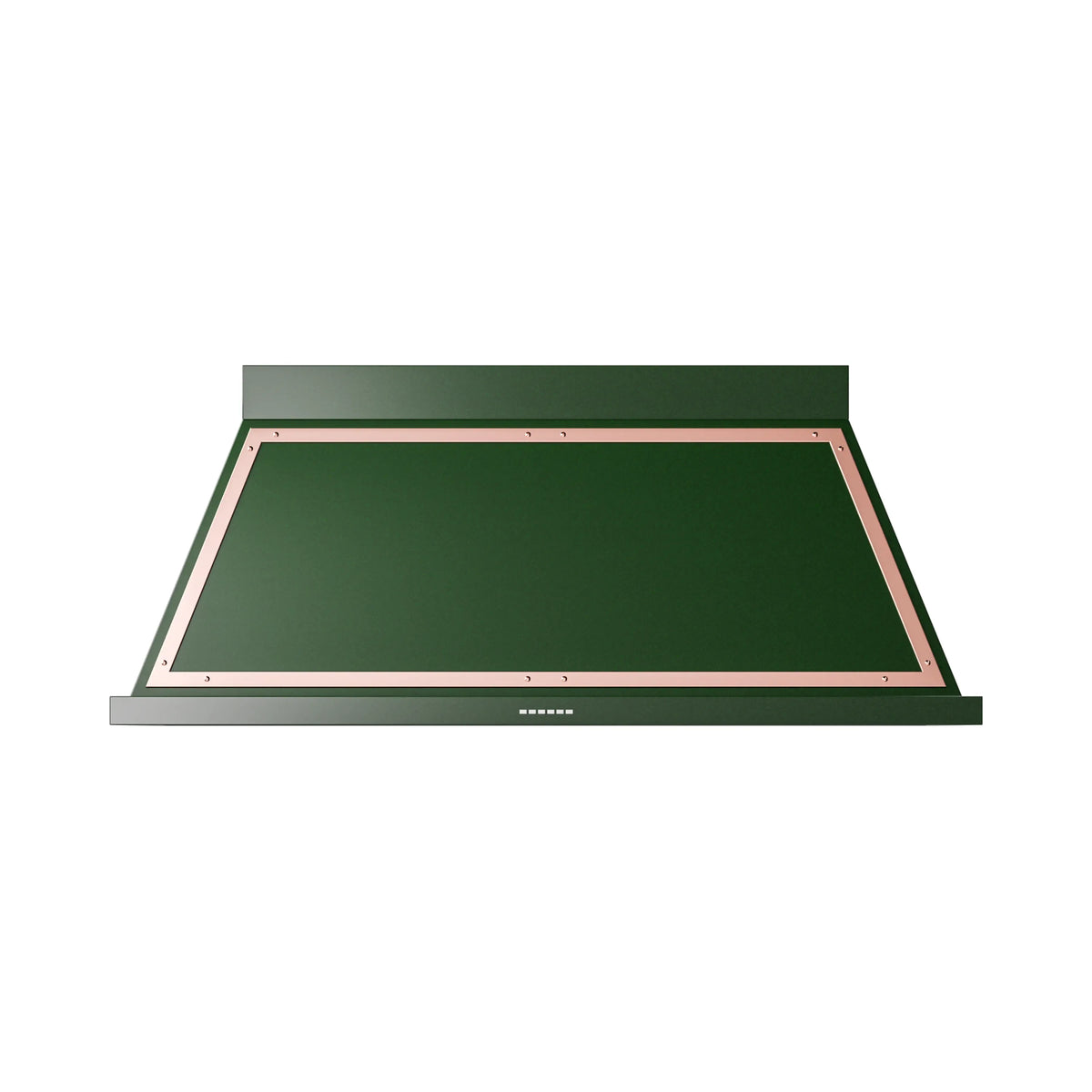 ILVE Nostalgie II 60-Inch Wall-Mount Range Hood, 600 CFM, Emerald Green with Copper Trim (UANB60EGP)