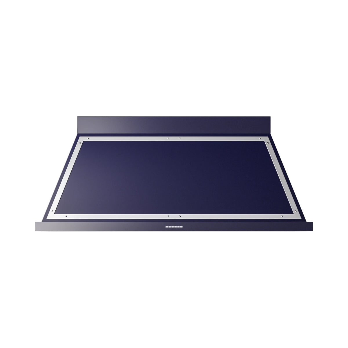 ILVE Nostalgie II 60-Inch Wall-Mount Range Hood, 600 CFM, Midnight Blue with Chrome Trim (UANB60MBC)