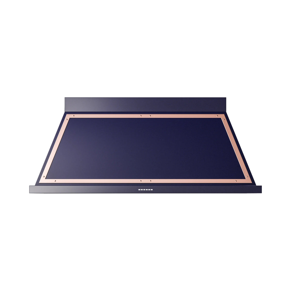 ILVE Nostalgie II 60-Inch Wall-Mount Range Hood, 600 CFM, Midnight Blue with Copper Trim (UANB60MBP)
