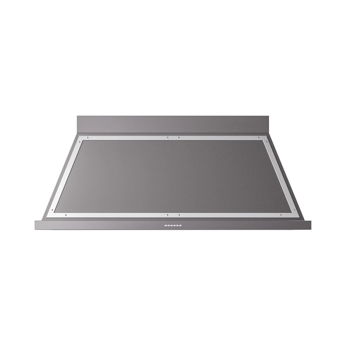 ILVE Nostalgie II 60-Inch Wall-Mount Range Hood, 600 CFM, Matte Graphite with Chrome Trim (UANB60MGC)