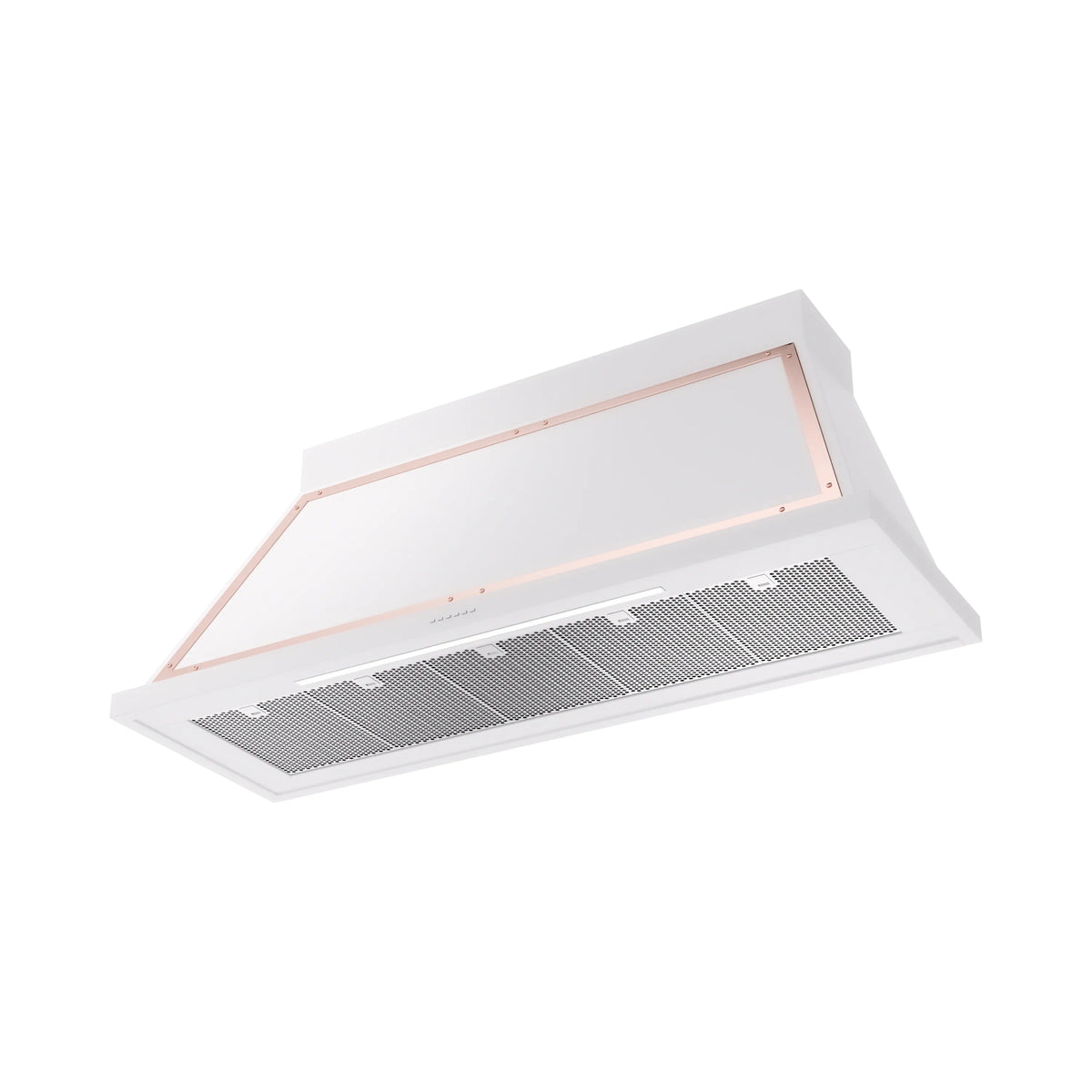 ILVE Nostalgie II 60-Inch Wall-Mount Range Hood, 600 CFM, White with Copper Trim (UANB60WHP)