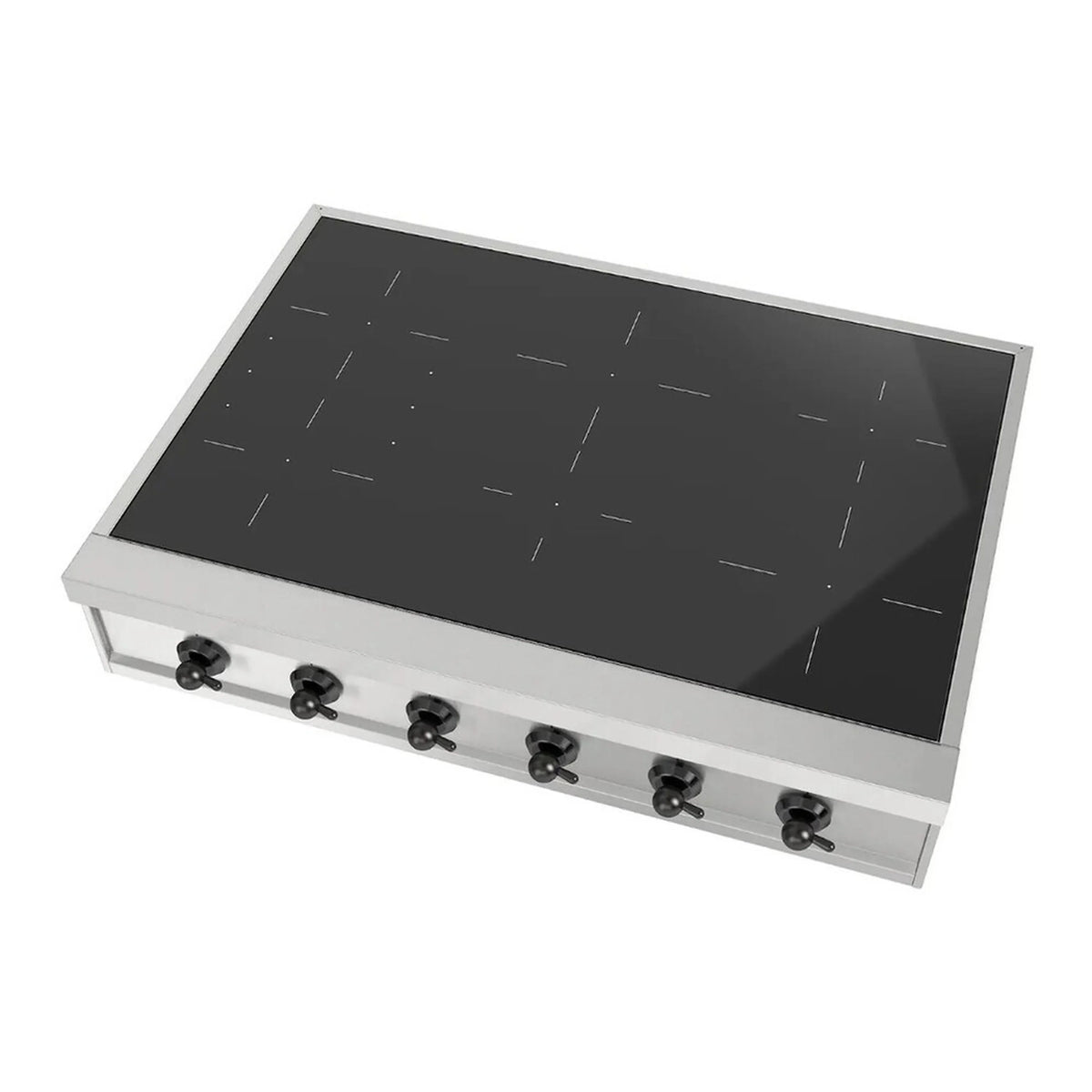 ILVE Nostalgie II 36-Inch Built-In Induction Rangetop, 6 Elements (UHCPI366NSSB)