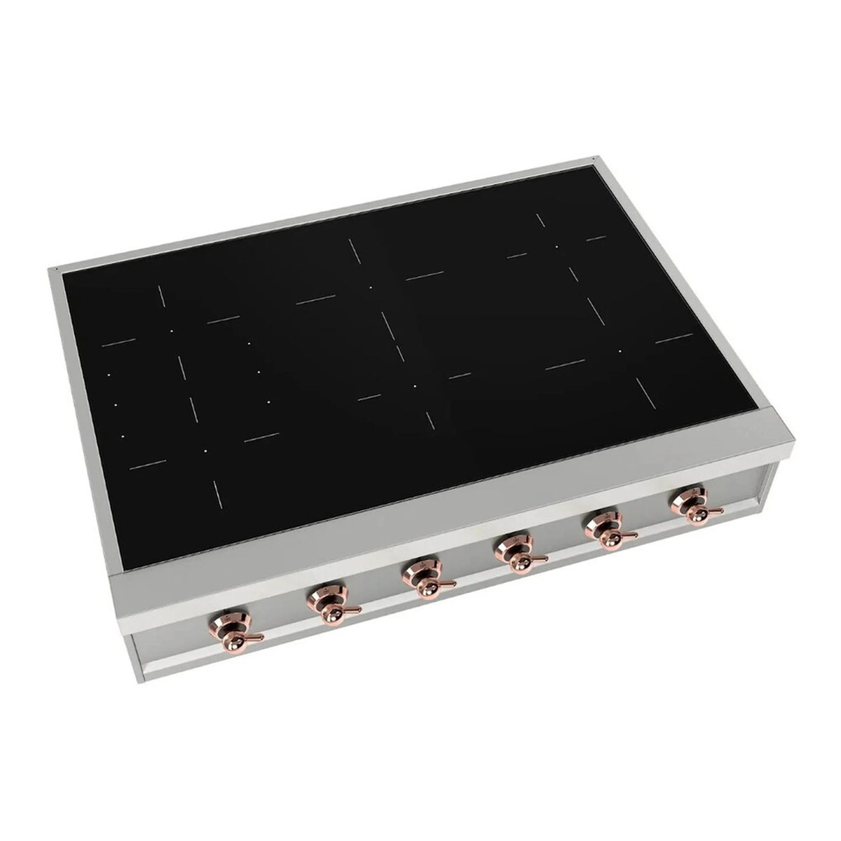 ILVE Nostalgie II 36-Inch Built-In Induction Rangetop, 6 Elements (UHCPI366NSSP)