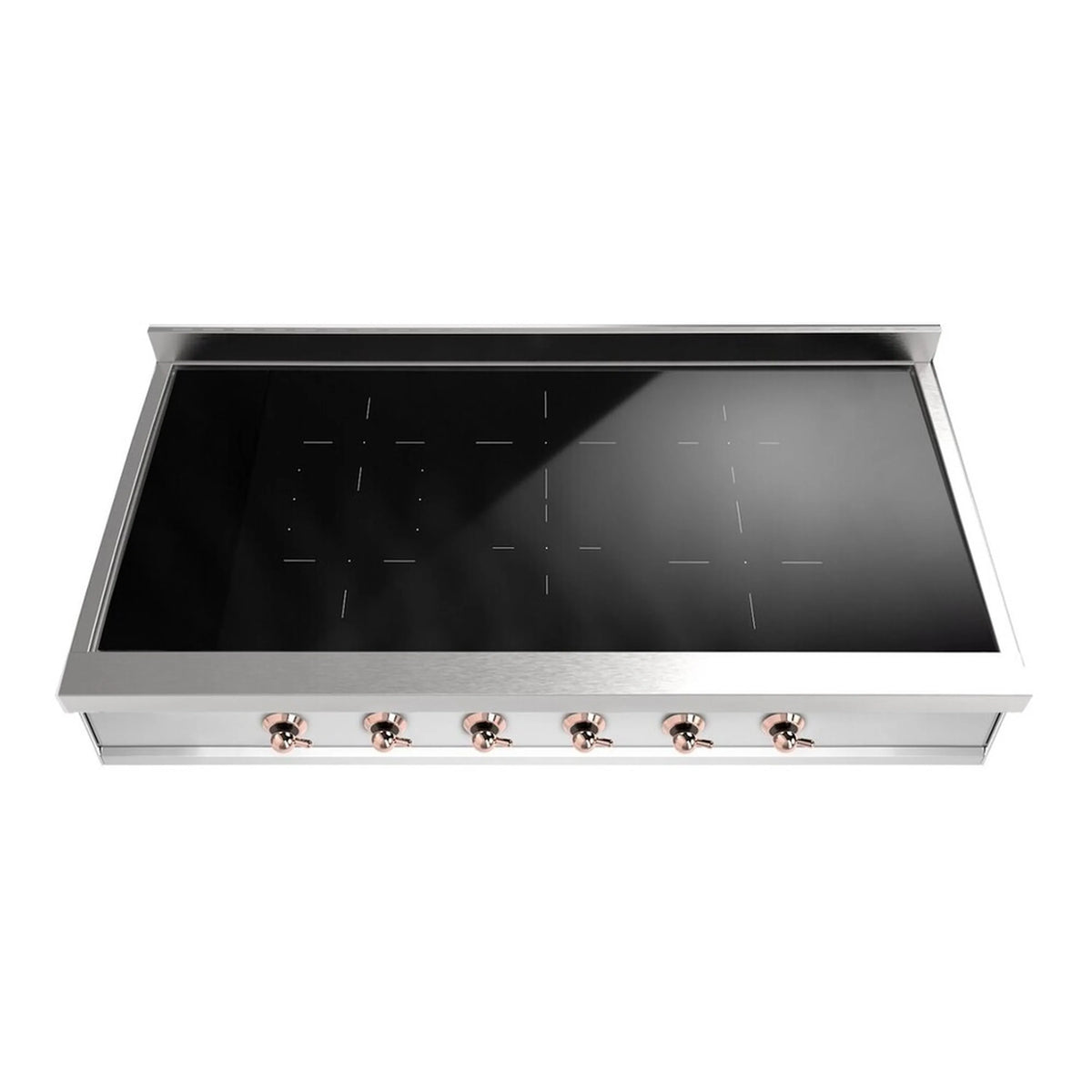 ILVE Nostalgie II 48-Inch Built-In Induction Rangetop, 6 Elements, Stainless Steel (UHCPI486NSSP)